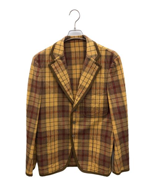 TOMORROW LAND（トゥモローランド）TOMORROW LAND (トゥモローランド) 3Bジャケット ブラウン サイズ:48の古着・服飾アイテム