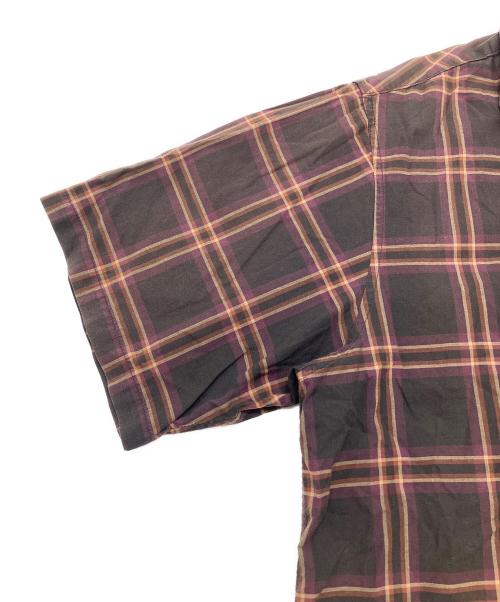 STEVEN ALAN（スティーブンアラン）STEVEN ALAN (スティーブンアラン) 半袖シャツ ブラウン サイズ:Lの古着・服飾アイテム