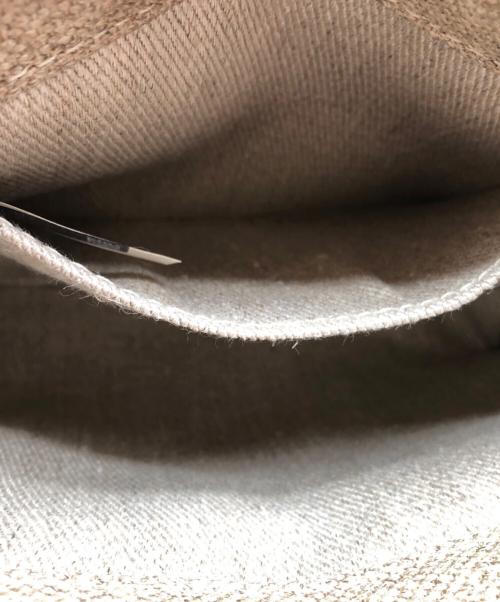 Chloe（クロエ）Chloe (クロエ) ウッディスモールトートバッグ ベージュ×ブラウンの古着・服飾アイテム