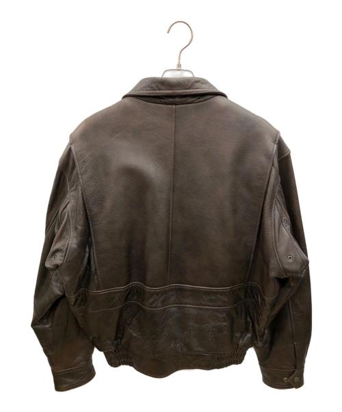 LUCKY STRIKE（ラッキーストライク）LUCKY STRIKE (ラッキーストライク) A-2フライトジャケット　古着 ブラウン サイズ:Mの古着・服飾アイテム