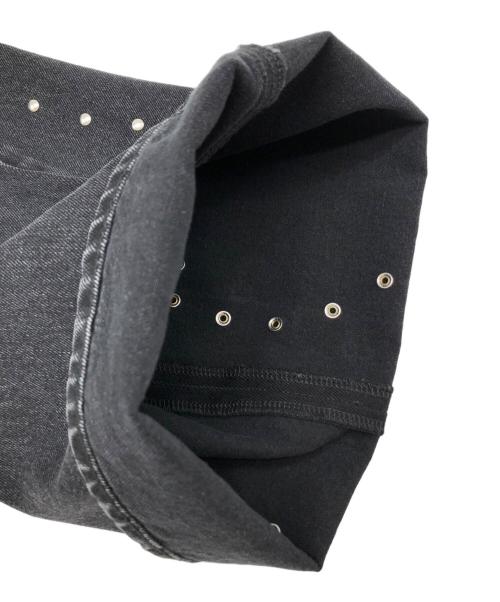 moussy（マウジー）moussy (マウジー) バギーデニムパンツ　2025年モデル ブラック サイズ:2 未使用品の古着・服飾アイテム