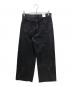 moussy (マウジー) バギーデニムパンツ　2025年モデル ブラック サイズ:2 未使用品：15000円
