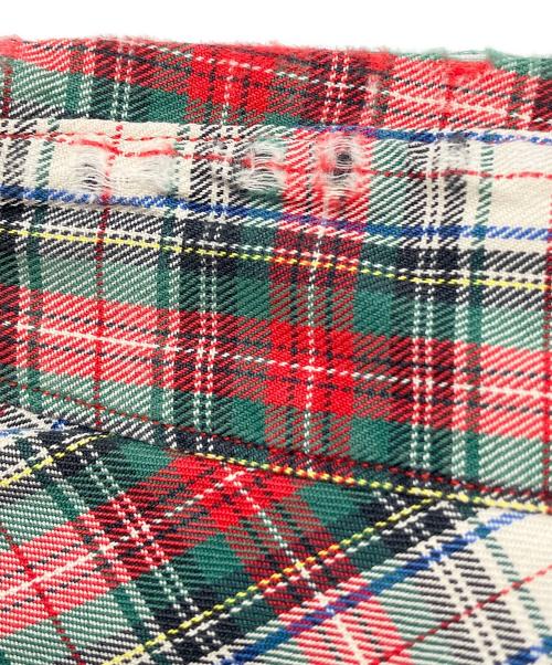 RALPH LAUREN（ラルフローレン）RALPH LAUREN (ラルフローレン) 90sチェックBDシャツ　古着 ホワイト×レッド×グリーン サイズ:Lの古着・服飾アイテム