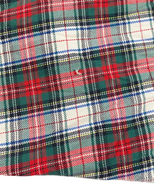 RALPH LAUREN（ラルフローレン）RALPH LAUREN (ラルフローレン) 90sチェックBDシャツ　古着 ホワイト×レッド×グリーン サイズ:Lの古着・服飾アイテム