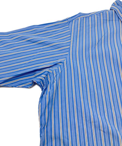 RALPH LAUREN（ラルフローレン）RALPH LAUREN (ラルフローレン) 90sストライプBDシャツ　古着 ブルー×ホワイト サイズ:XXLの古着・服飾アイテム