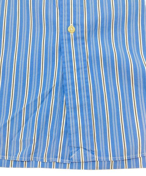 RALPH LAUREN（ラルフローレン）RALPH LAUREN (ラルフローレン) 90sストライプBDシャツ　古着 ブルー×ホワイト サイズ:XXLの古着・服飾アイテム