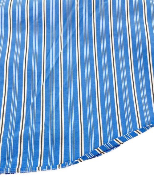 RALPH LAUREN（ラルフローレン）RALPH LAUREN (ラルフローレン) 90sストライプBDシャツ　古着 ブルー×ホワイト サイズ:XXLの古着・服飾アイテム