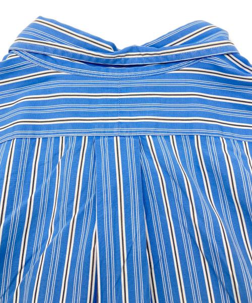 RALPH LAUREN（ラルフローレン）RALPH LAUREN (ラルフローレン) 90sストライプBDシャツ　古着 ブルー×ホワイト サイズ:XXLの古着・服飾アイテム