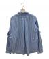 RALPH LAUREN (ラルフローレン) 90sストライプBDシャツ　古着 ブルー×ホワイト サイズ:XXL：5000円