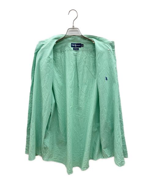 RALPH LAUREN（ラルフローレン）RALPH LAUREN (ラルフローレン) 90sチェックBDシャツ　古着 グリーン サイズ:17 1/2の古着・服飾アイテム