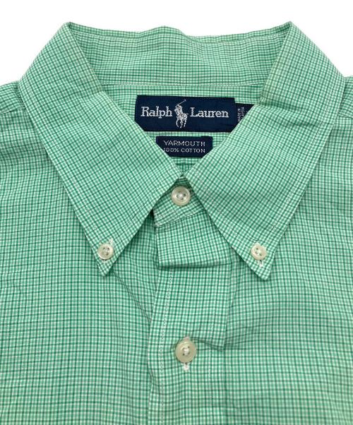 RALPH LAUREN（ラルフローレン）RALPH LAUREN (ラルフローレン) 90sチェックBDシャツ　古着 グリーン サイズ:17 1/2の古着・服飾アイテム