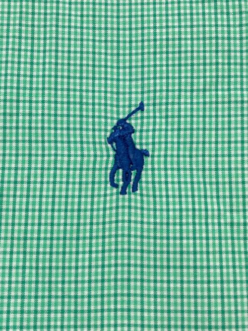RALPH LAUREN（ラルフローレン）RALPH LAUREN (ラルフローレン) 90sチェックBDシャツ　古着 グリーン サイズ:17 1/2の古着・服飾アイテム