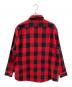 fieldmaster (フィールドマスター) 90sネルシャツ　古着 レッド×ブラック サイズ:XL：7000円