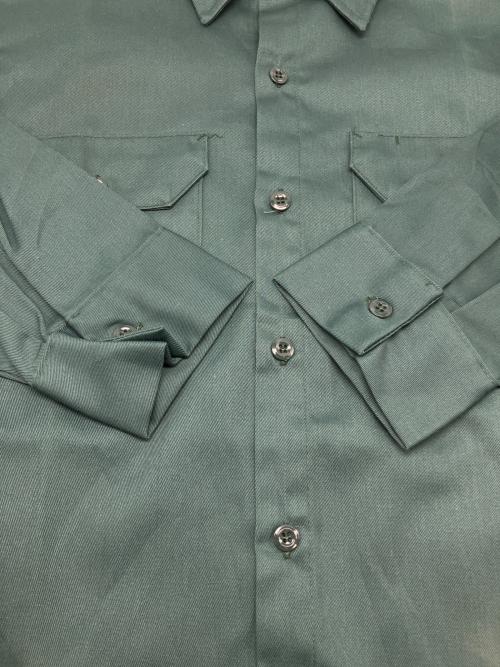 BIG BEN（ビックベン）BIG BEN (ビックベン) 70sワークシャツ USA製 古着 グリーン サイズ:Ｍの古着・服飾アイテム
