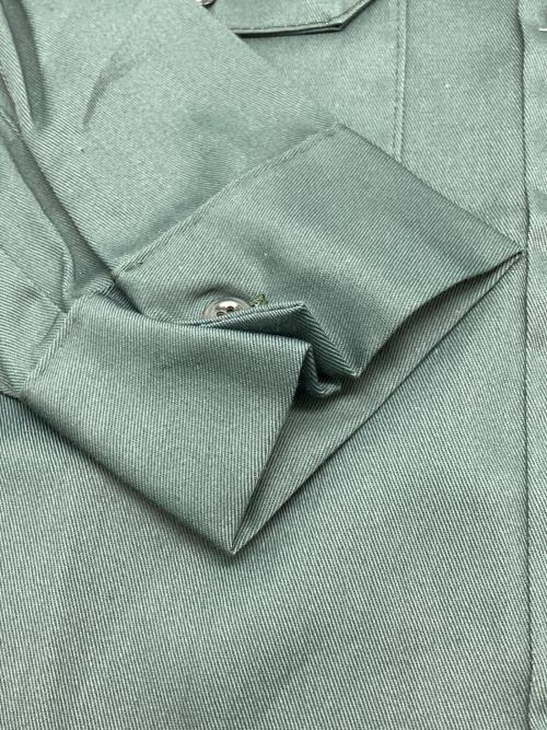 BIG BEN（ビックベン）BIG BEN (ビックベン) 70sワークシャツ USA製 古着 グリーン サイズ:Ｍの古着・服飾アイテム