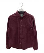 WOOLRICHウールリッチ）の古着「90sボタンダウンシャツ　緑タグ　古着」｜ボルドー