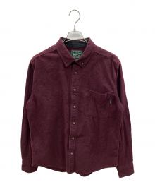 WOOLRICH（ウールリッチ）の古着「90sボタンダウンシャツ　緑タグ　古着」｜ボルドー