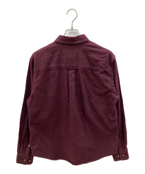 WOOLRICH（ウールリッチ）WOOLRICH (ウールリッチ) 90sボタンダウンシャツ　緑タグ　古着 ボルドー サイズ:Ｍの古着・服飾アイテム