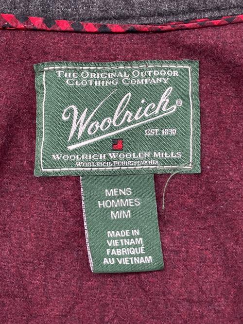 WOOLRICH（ウールリッチ）WOOLRICH (ウールリッチ) 90sボタンダウンシャツ　緑タグ　古着 ボルドー サイズ:Ｍの古着・服飾アイテム