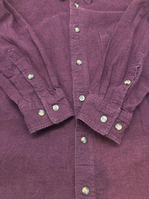 WOOLRICH（ウールリッチ）WOOLRICH (ウールリッチ) 90sボタンダウンシャツ　緑タグ　古着 ボルドー サイズ:Ｍの古着・服飾アイテム