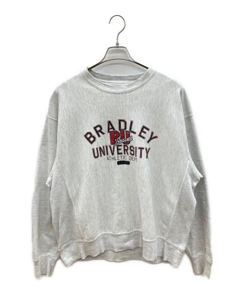 Champion REVERSE WEAVE（チャンピオン リバース ウィーブ）Champion REVERSE WEAVE (チャンピオン リバース ウィーブ) 00sプリントスウェット　古着 ライトグレー サイズ:Lの古着・服飾アイテム