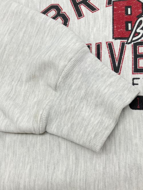 Champion REVERSE WEAVE（チャンピオン リバース ウィーブ）Champion REVERSE WEAVE (チャンピオン リバース ウィーブ) 00sプリントスウェット　古着 ライトグレー サイズ:Lの古着・服飾アイテム