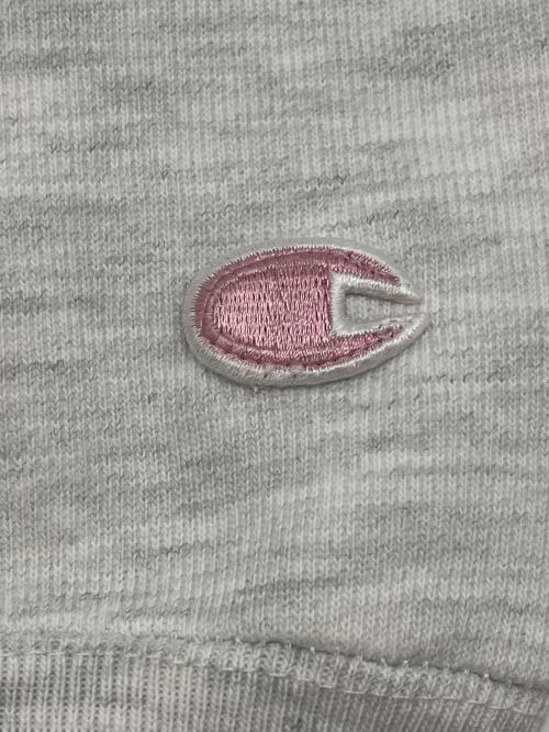 Champion REVERSE WEAVE（チャンピオン リバース ウィーブ）Champion REVERSE WEAVE (チャンピオン リバース ウィーブ) 00sプリントスウェット　古着 ライトグレー サイズ:Lの古着・服飾アイテム