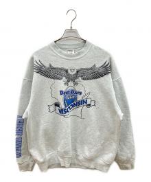 FRUIT OF THE LOOM（フルーツオブザルーム）の古着「90sプリントスウェット コピーライト:1995年製HEAVY 古着 USA製」｜グレー