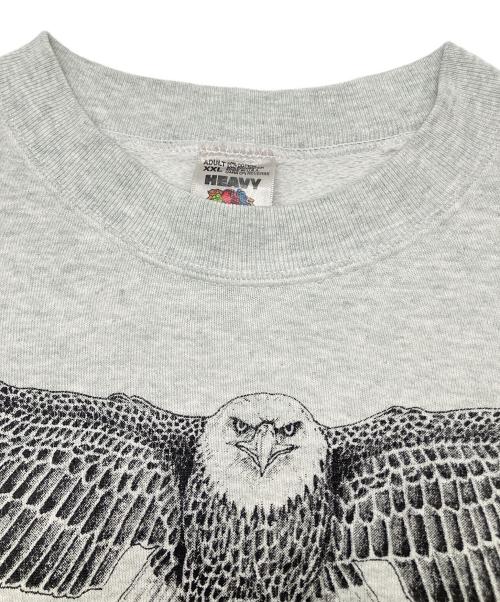 FRUIT OF THE LOOM（フルーツオブザルーム）FRUIT OF THE LOOM (フルーツオブザルーム) 90sプリントスウェット コピーライト:1995年製HEAVY 古着 USA製 グレー サイズ:XXLの古着・服飾アイテム