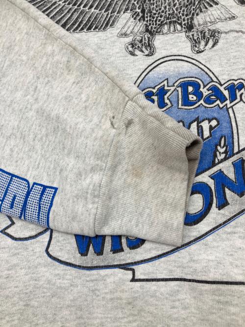 FRUIT OF THE LOOM（フルーツオブザルーム）FRUIT OF THE LOOM (フルーツオブザルーム) 90sプリントスウェット コピーライト:1995年製HEAVY 古着 USA製 グレー サイズ:XXLの古着・服飾アイテム