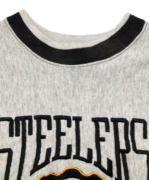 THE GAME（ザゲーム）THE GAME (ザゲーム) 90s刺繍スウェット　古着 グレー サイズ:Lの古着・服飾アイテム