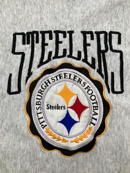 THE GAME（ザゲーム）THE GAME (ザゲーム) 90s刺繍スウェット　古着 グレー サイズ:Lの古着・服飾アイテム