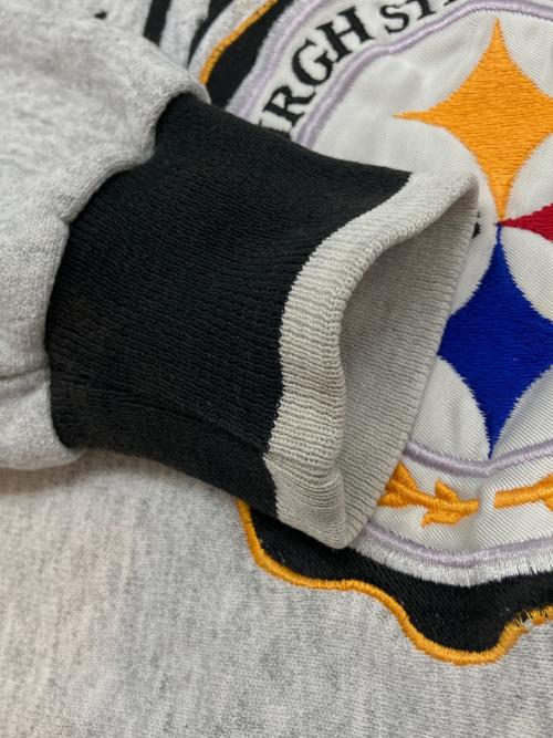 THE GAME（ザゲーム）THE GAME (ザゲーム) 90s刺繍スウェット　古着 グレー サイズ:Lの古着・服飾アイテム