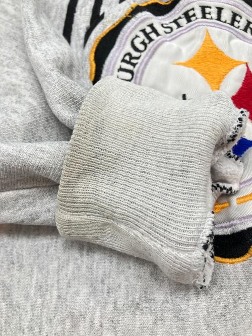 THE GAME（ザゲーム）THE GAME (ザゲーム) 90s刺繍スウェット　古着 グレー サイズ:Lの古着・服飾アイテム