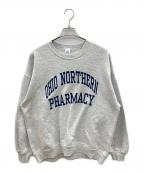 JERZEESジャージーズ）の古着「80sカレッジスウェット SUPER SWEATS 古着 USA製」｜グレー