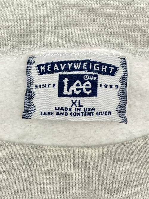 LEE（リー）LEE (リー) 90sカレッジスウェット CORNELL UNIVERSITY 古着 USA製 ライトグレー サイズ:XLの古着・服飾アイテム