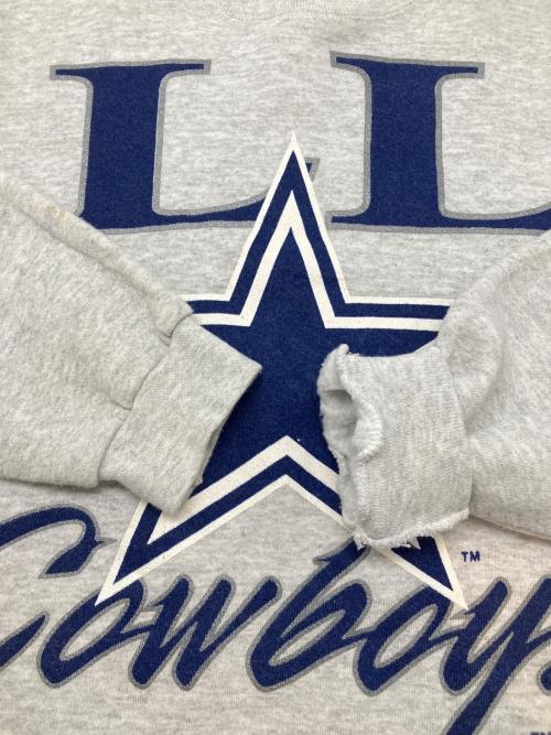 LOGO7（ロゴセブン）LOGO7 (ロゴセブン) 90sNFLチームロゴスウェット Dallas Cowboys コピーライト:1996年製 ライトグレー サイズ:XLの古着・服飾アイテム