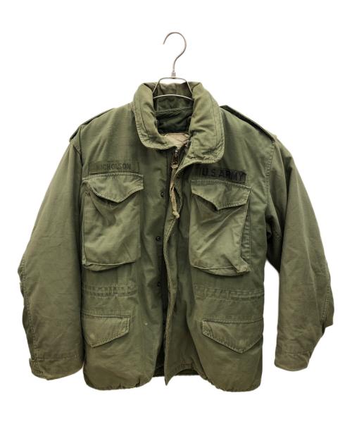 US ARMY（ユーエスアーミー）US ARMY (ユーエスアーミー) 80s M-65フィールドジャケット カーキ サイズ:SMALL-SHORTの古着・服飾アイテム