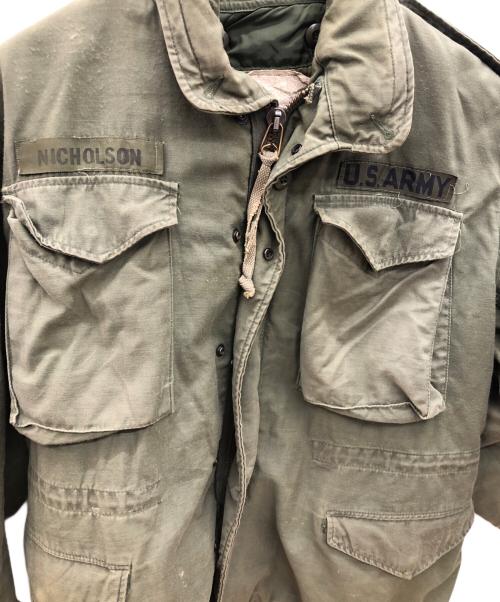 US ARMY（ユーエスアーミー）US ARMY (ユーエスアーミー) 80s M-65フィールドジャケット カーキ サイズ:SMALL-SHORTの古着・服飾アイテム