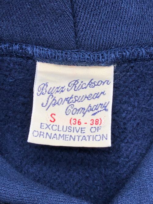 BUZZ RICKSON'S（バズリクソンズ）BUZZ RICKSON'S (バズリクソンズ) パーカー ネイビー サイズ:Sの古着・服飾アイテム