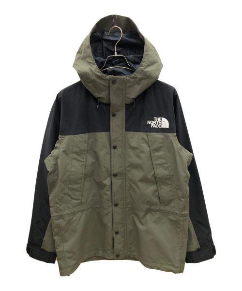 THE NORTH FACE（ザ ノース フェイス）THE NORTH FACE (ザ ノース フェイス) Mountain Light Jacket カーキ×ブラック サイズ:Lの古着・服飾アイテム