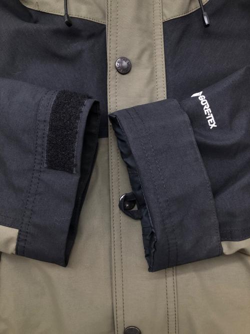 THE NORTH FACE（ザ ノース フェイス）THE NORTH FACE (ザ ノース フェイス) Mountain Light Jacket カーキ×ブラック サイズ:Lの古着・服飾アイテム
