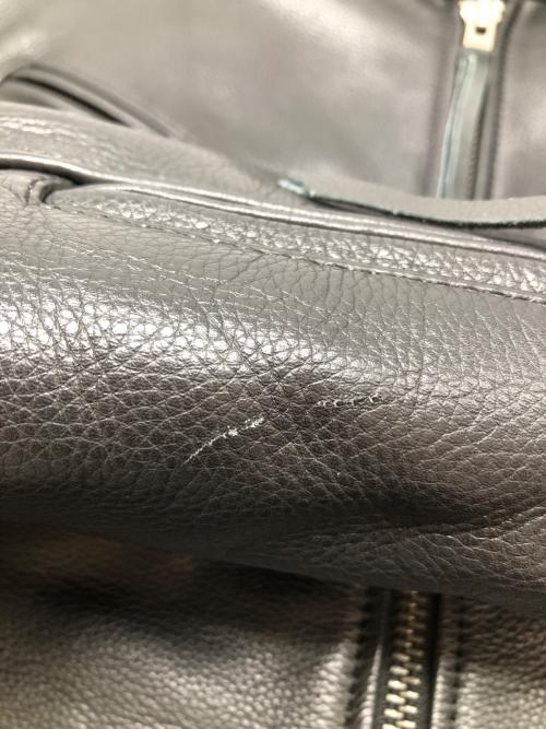 Liugoo Leathers（リューグーレザーズ）Liugoo Leathers (リューグーレザーズ) ライダースジャケット ブラック サイズ:Lの古着・服飾アイテム