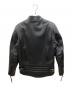 Liugoo Leathers (リューグーレザーズ) ライダースジャケット ブラック サイズ:L：25000円