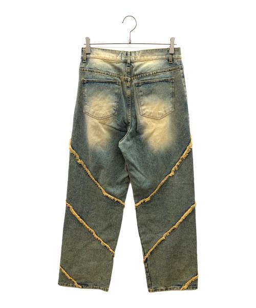 UNUSED（アンユーズド）UNUSED (アンユーズド) 再構築ジップフライデニムパンツ インディゴ サイズ:Sの古着・服飾アイテム