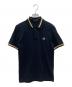 FRED PERRY（フレッドペリー）の古着「ポロシャツ」｜ブラック