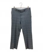 CLASSIC COLLECTIONクラシックコレクション）の古着「70sチェックスラックス 　ロケットTALONジッパー　古着」｜グレー