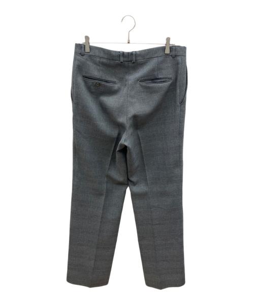 CLASSIC COLLECTION（クラシックコレクション）CLASSIC COLLECTION (クラシックコレクション) 70sチェックスラックス 　ロケットTALONジッパー　古着 グレー サイズ:36の古着・服飾アイテム