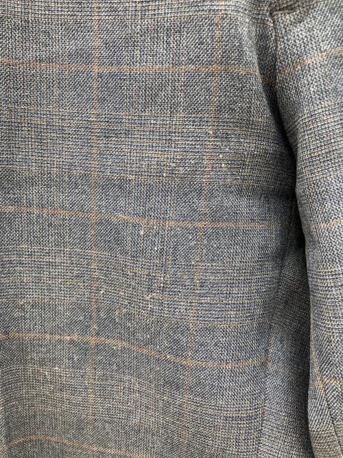 CLASSIC COLLECTION（クラシックコレクション）CLASSIC COLLECTION (クラシックコレクション) 70sチェックスラックス 　ロケットTALONジッパー　古着 グレー サイズ:36の古着・服飾アイテム