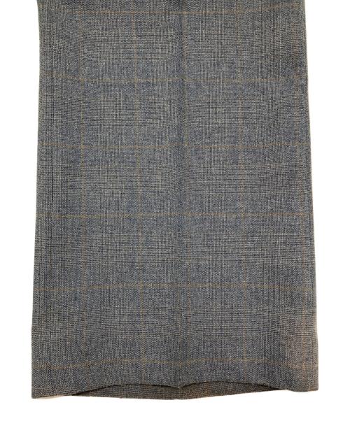 CLASSIC COLLECTION（クラシックコレクション）CLASSIC COLLECTION (クラシックコレクション) 70sチェックスラックス 　ロケットTALONジッパー　古着 グレー サイズ:36の古着・服飾アイテム